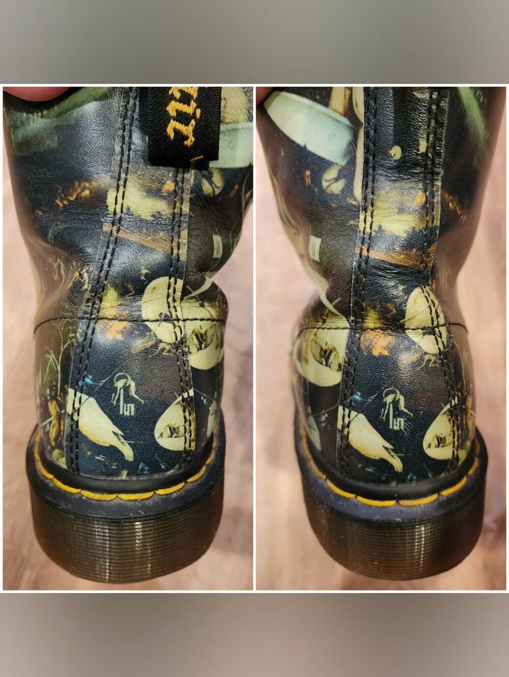 Rare Dr Martens x Hieronymus Bosch 1460 Pascal Hell Boots Men's 8 Women's 9 - Picture 4 of 8